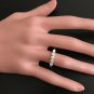 .80Ct Natural Diamond 14K Solid White Gold Ring