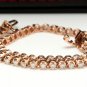 2.32 Carats Natural Diamond 14K Solid Rose Gold Bracelet