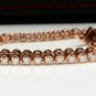 2.32 Carats Natural Diamond 14K Solid Rose Gold Bracelet