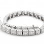 3.20 Carat Natural Diamond 14K Solid White Gold Bracelet