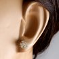 1.15Ct Natural Diamond 14k Solid Yellow Gold Earrings