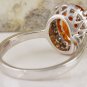2.55Ct Natural Madeira Citrine and Diamond 14K Solid White Gold Ring