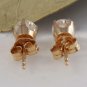 0.60Ct Natural Diamond 14k Solid Yellow Gold Stud Earrings