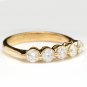 .90Ct Natural Diamond 14K Solid Yellow Gold Ring