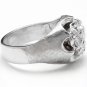 1.00 Carats Splendid Natural Diamond 14K Solid White Gold Ring