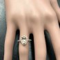 1.40 Carats Natural Morganite and Diamond 14K Solid Rose Gold Ring