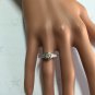 Estate .65Ct Natural Diamond 14K Solid White Gold Engagement Ring