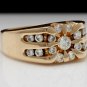 1.00Ct Natural VS Diamond 14K Solid Yellow Gold Ring
