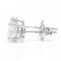 0.60Ct Natural Diamond 14k Solid White Gold Stud Earrings