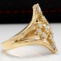 1.00Ct Natural  Diamond 14K Solid Yellow Gold Ring
