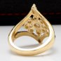 1.00Ct Natural  Diamond 14K Solid Yellow Gold Ring