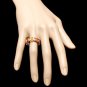 10.00Ct Natural Multi-Color Sapphire 14K Solid Yellow Gold Ring