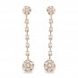 2.10Ct Natural VS1-VS2 Diamond 14k Solid Yellow Gold Earrings