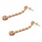 2.10Ct Natural VS1-VS2 Diamond 14k Solid Yellow Gold Earrings