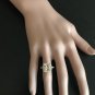 3.10 Carats Natural Morganite and Diamond 14K Solid Yellow Gold Ring