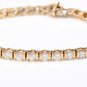 Estate 5.70 Carat Natural Diamond 14K Solid Yellow Bracelet