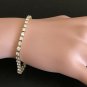 Estate 5.70 Carat Natural Diamond 14K Solid Yellow Bracelet