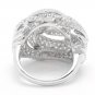 3.30Ct Natural Diamond 14K Solid White Gold Band Ring
