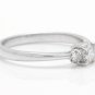 0.32Ct Natural Diamond 14K Solid White Gold Engagement Ring