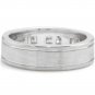 HEAVY 0.90Ct Natural Diamond 14K Solid White Gold Men's Ring