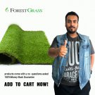 Forest Grass 3.3 FT X 5 FT Artificial Carpet Fake Grass Synthetic Thick Lawn Pet Turf for Dogs