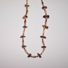 Tigers eye gemstone beaded necklace.