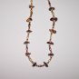 Tigers eye gemstone beaded necklace.