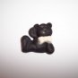 Sitting Bear Fridge magnet and keyring