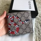 (Free Delivery) Gucci Supreme Kingsnake Wallet Beige