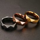 High Polished Three Colors 6mm Tungsten Carbide Ring