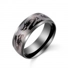 Men's Cool Stainless Steel Gothic Wholes Dragon Ring