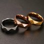 High Polished Rhombus Cut 8mm Tungsten Carbide Ring