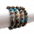 Simple Stone Beaded Charm Bracelets for Men's