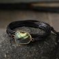 Rope Wrap Natural Stones Labradorite Boho Long Handmade Bracelet