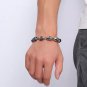 Stainless Steel Skulls Head Chain Bangle Bracelet Gothic Punk Biker Jewelry