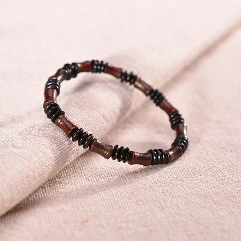 Wooden Beads Simple Style Rope Bracelet