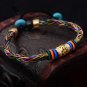 Metal Switch Luck Bead Eight Strands of Rope Bracelet