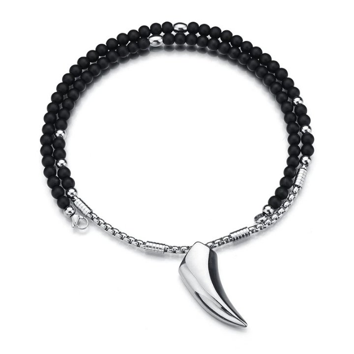 Norse Vikings Wolf Teeth Pendant Necklaces
