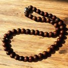 10mm Brown Batural Stone Bead With Magnetic Clasps Necklace