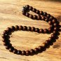 10mm Brown Batural Stone Bead With Magnetic Clasps Necklace