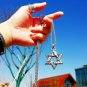 Stainless Steel Hexagram Pendants Necklace