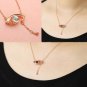 100 Languages I Love You Angel Eye Pendant Necklace