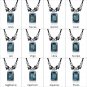 12 Constellations Carm Pendant Necklace