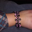 Black n pink dainty lace