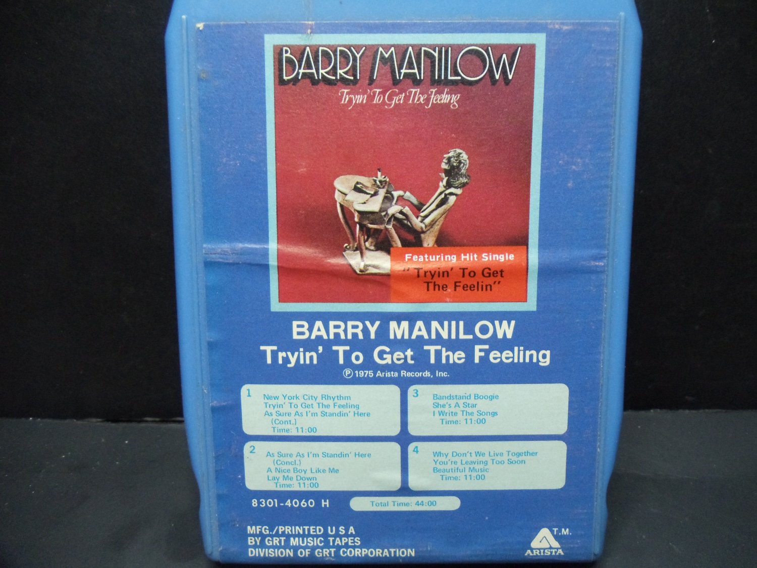 Barry Manilow Tryin To Get the Feeling - 8301 4060 H - 8 Track (E-1495)