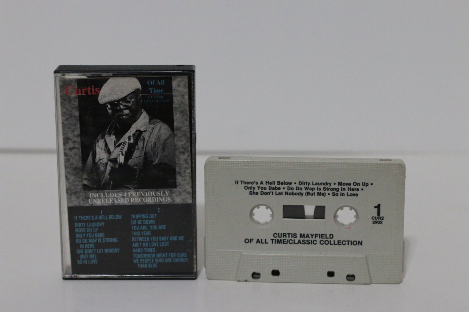 Curtis Mayfield - Of All Time/ Classic Collection 1990; Cassette C1128