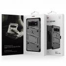 For Galaxy S10 Plus Case Military Grade Drop with Kickstand Holster Gray/Black
