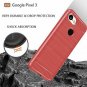 For Google Pixel 3 Case TPU Shock Absorption Technology Raised Bezels Red
