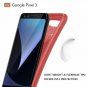 For Google Pixel 3 Case TPU Shock Absorption Technology Raised Bezels Red