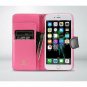 For iPhone Xs Max-Wallet Case Luxury PU Leather Classic Screen Protector Black